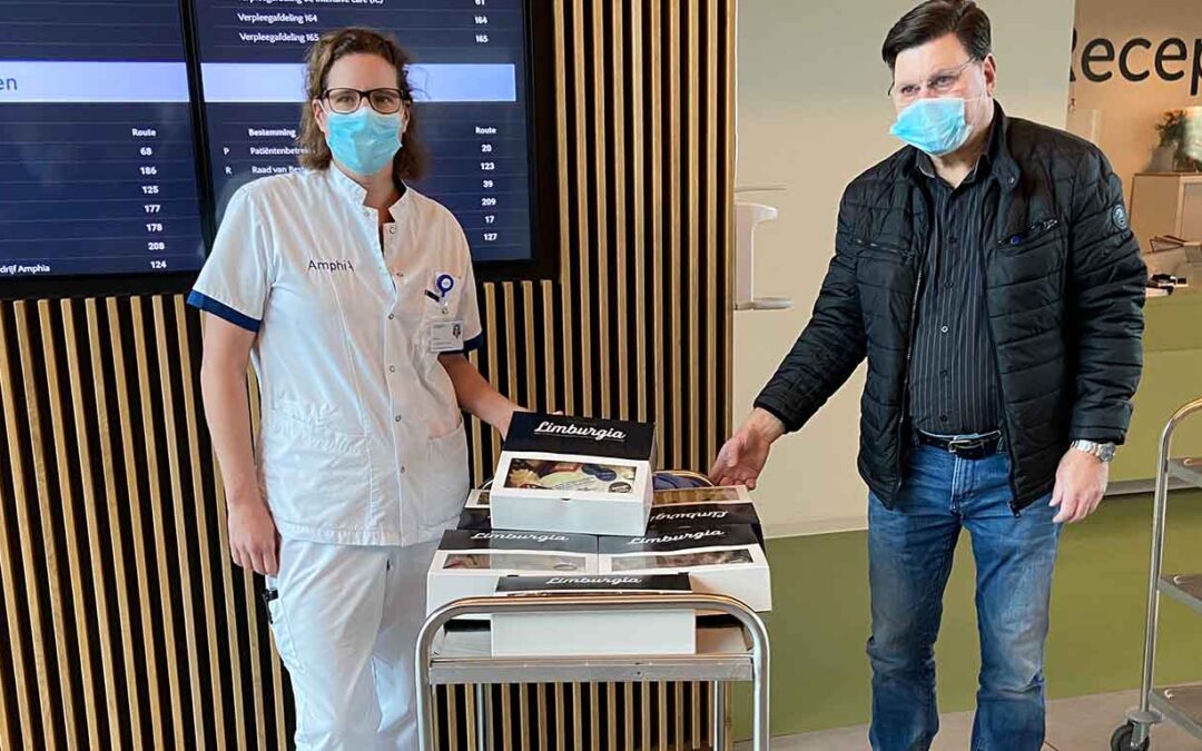 De Burcht schenkt zoet momentje aan IC personeel Amphia Ziekenhuis Breda