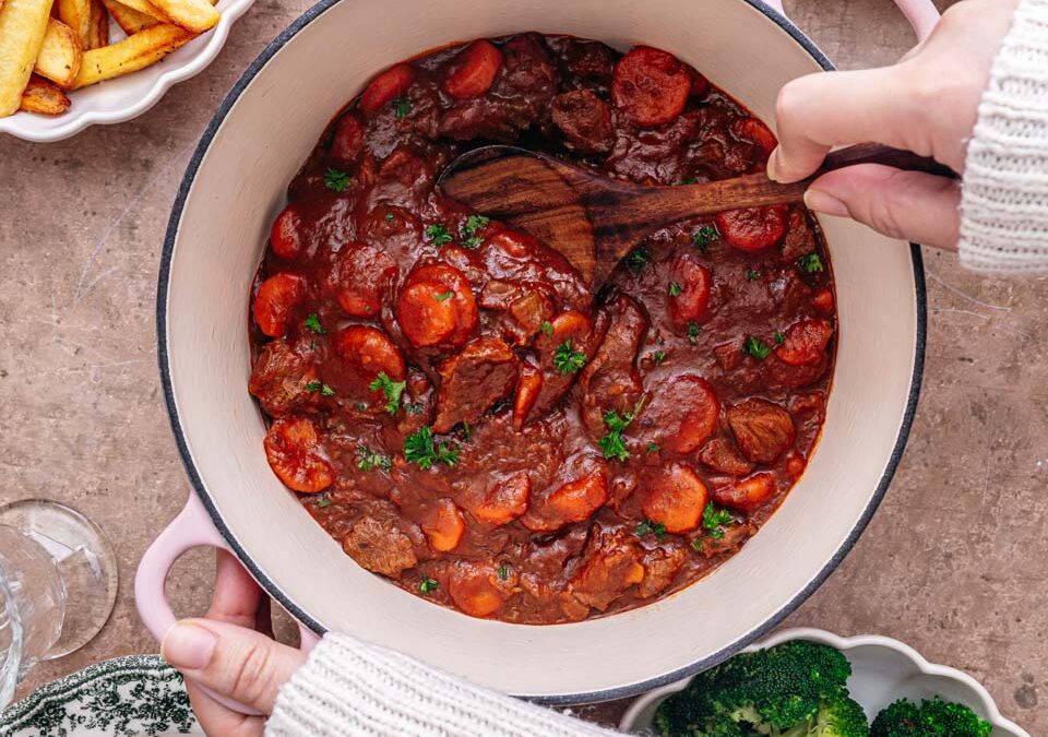Stoofvlees & stoofpeertjes recept